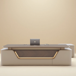 Chất lượng cao bàn điều hành thiết kế hiện đại mới nhất điện nâng Ông Chủ Bàn đồ nội thất văn phòng nâng điện bảng phụ - Product Image 4