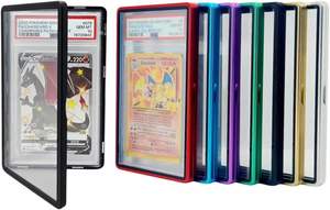 Usine magnétique métal UV protection aluminium classé porte-cartes PS/A BGS CCIC CGC PCG support d'affichage multi couleur pare-chocs garde - Product Image 2