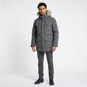 Nouvelle Arrivée 2026 – Parka Homme Personnalisée à Capuche Coupe-Vent Imperméable Chaude en Coton pour l'Extérieur Automne – Coupe Classique - Product Image 1