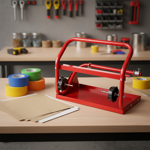 EVER-LEADING Distributeur professionnel de ruban de masquage pour <span class=keywords><strong>carrosserie</strong></span> automobile de 12 pouces - Outil manuel portable en métal pour une application rapide du ruban adhésif - Product Image 6