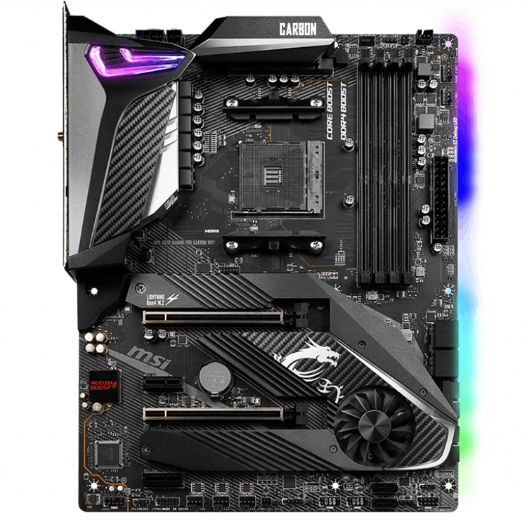 MSI MPG X570 GAMING PRO CARBON WIFI 中古マザーボード Ryzen5 5600G
