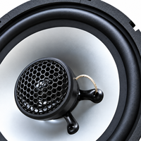 Speaker Koaksial Mobil Universal OEM 6.5 Inch 4 Ohm Dua Jalur Full Range dengan Tweeter Dome Sutra untuk Sistem Audio Kendaraan