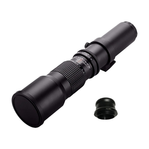 เลนส์ F8.0 500มม. แบบแมนนวลพร้อมตัวแปลง T2 T MF โหมดโฟกัสสำหรับ <span class=keywords><strong>Canon</strong></span> สำหรับกล้อง <span class=keywords><strong>Nikon</strong></span> สำหรับ Sony Fuji Olympus Pentax - Product Image 2