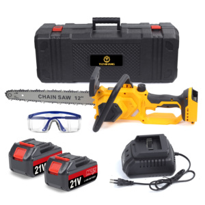 <span class=keywords><strong>Scie</strong></span> <span class=keywords><strong>à</strong></span> chaîne <span class=keywords><strong>à</strong></span> <span class=keywords><strong>batterie</strong></span> au lithium avec moteur sans balais de 12 pouces pour usage domestique, industriel et agricole DTWA2 - Product Image 2