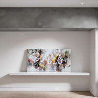 Peinture murale Paysage Arbre Style Moderne Décoration Maison Populaire Peinte à la Main Imperméable Écologique sur Toile Acrylique