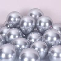 Ballons en latex de 5 pouces, couleur chrome métallisé, pour la décoration de mariage et de célébration, vente en gros.