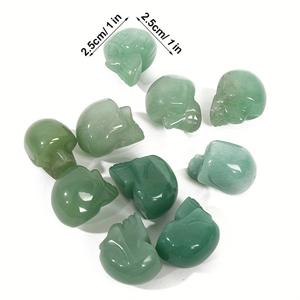 Halloween Horror CraftSemi-Precious Stone Artículo caliente para Comercio exterior <span class=keywords><strong>Ghost</strong></span> Head Raw Crystal Skulls Tallado - Product Image 2