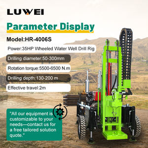 <span class=keywords><strong>Best</strong></span> Verkopende 35hp Boormachine Met Boringen Op Wielen Voor Boorinstallatie Voor Thuisgebruik Op Een Boerderij, Diep Boorplatform Voor Waterputten - Product Image 2