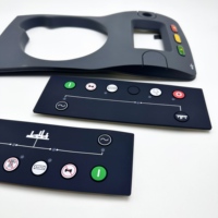 Panel de Botones de Silicona Personalizado OEM con Circuito de Membrana e Íconos Impresos para Aplicaciones Industriales HMI