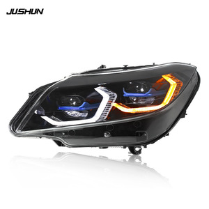 Conjunto de faros Jushun para BMW Z4 E89 con LED de doble color, DRL, lente láser, 12V - Product Image 1