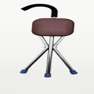 Bastone da Passeggio Pieghevole a Tre Gambe con Seduta Comoda per Anziani, Facile da Ripiegare - Product Image 3