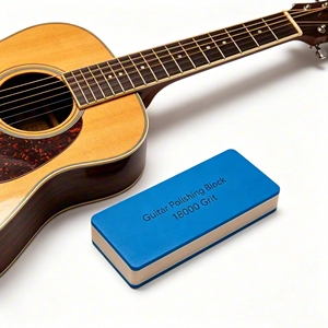 Esponja de Lijado con Acabado Espejo, Grano 18000, Bloque de Pulido para Guitarra, Eliminación de Arañazos en Trastes, Esponjas de Lijado con Identificación por Colores - Product Image 4