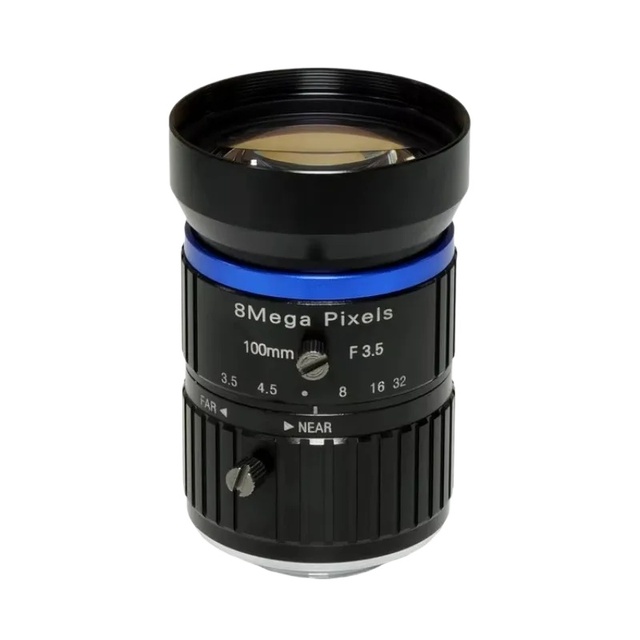 Machine vision industrial camera lens c-mount 100mm focal length 1-inch 8 megapixel