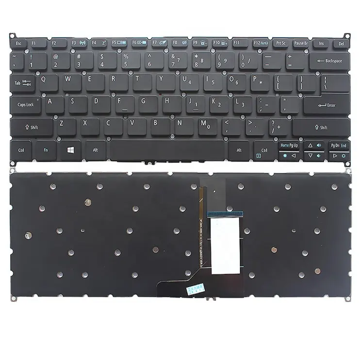 New US/RU Keyboard with backlit For Acer 13" inch Spin 3 SP313-51N SP313-51 N20W1 Laptop keyboard