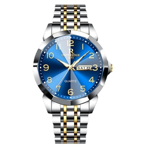 Montre Homme Rétro Ronde à Quartz <span class=keywords><strong>ONTHEEDGE</strong></span> 098 Tendance Vintage – Nouveauté 2026 – Ventes Flash - Product Image 1