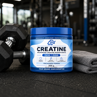 Poudre pré-entraînement OEM/ODM créatine, bêta-alanine, caféine : énergie, concentration mentale, soutien immunitaire, pour adultes, musculation