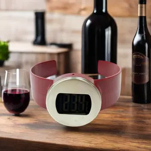 带液晶显示屏的数字酒肉温度计家用厨房塑料温度计