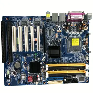 I915GV-INA มี2สล็อต ISA 5 PCI สล็อต ATX เมนบอร์ดอุตสาหกรรม LGA 775ซ็อกเก็ต2 Gbe LAN Winxp Win2000 Win7ระบบ