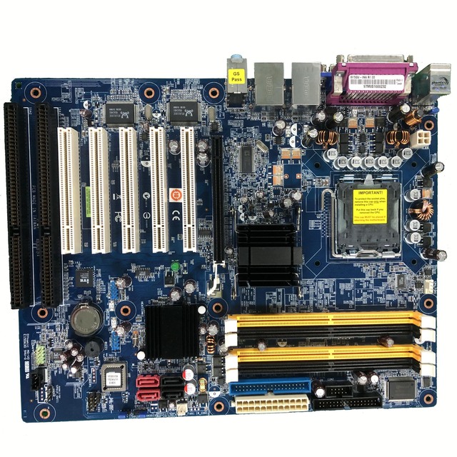I915GV-INA with 2 ISA Slot 5 PCI Slot ATX Industrial Motherboard LGA 775 Socket 2 Gbe LAN Winxp Win2000 Win7 System