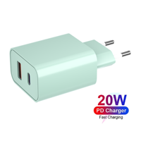 Adaptateurs d'alimentation Oem 20w Usb c Charger Block Cargadores De Pared Para Celular Con Cable Tipo a Tipo c Chargeurs de téléphone portable Espagne