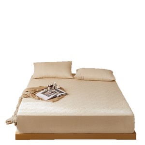 Macrosoft Quilted Mattress Cover 1.8m Breathable Fitted Sheet Solid Color <b>Bed</b> Protection <b>Pad</b> - Product Image 5