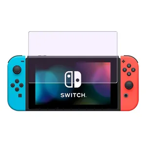 Anti Blue-light Anti Scratch High Transparency Game Player Tempered Glass Screen Protector For Nintendo Switch With Retail Box