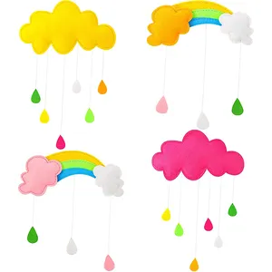 Baby Shower decorazione da parete per bambini camera nuvola goccia di pioggia decorazioni per bambini gioco tenda