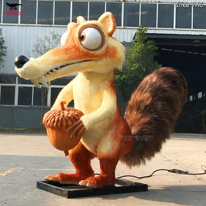 Animal World Simulação Realista Animal Modelo Animatronic Cartoon <span class=keywords><strong>Squirrel</strong></span> Robot para Amusement Park Zoo Exhibition - Product Image 4