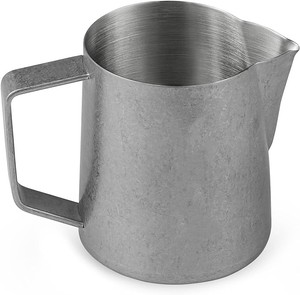 <span class=keywords><strong>Pot</strong></span> à <span class=keywords><strong>lait</strong></span> en acier inoxydable pour la mousse à vapeur Tasse à expresso <span class=keywords><strong>Pot</strong></span> <span class=keywords><strong>Barista</strong></span> 500ml Conception unique de bouche en crocodile et rainure de guidage à double arc - Product Image 3