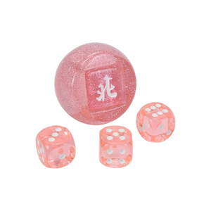 Indicador de Viento de Mahjong Acrílico Moderno de Alta Calidad con Marcas de Oriente, Sur, Oeste y Norte, Duradero, Ecológico y Portátil para Entretenimiento - Product Image 1