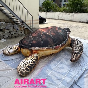 Modèle de tortue de mer pour zoo, tortue gonflable pour fête au bord de la piscine, <span class=keywords><strong>ballon</strong></span> tortue gonflable personnalisé - Product Image 1