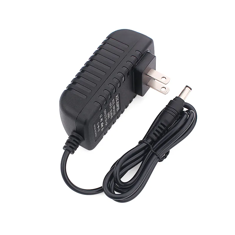 Adaptador universal de fonte de alimentação, tomada ue eua para dc 12v 1000ma 2.1mm x 5.5mm para tiras de luz led