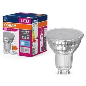 Lámpara LED GU10 6,9W 4000K 120, eficiencia, iluminación clara, ideal para hogares y espacios comerciales. - Product Image 1