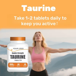 Nuevo estilo, venta al por mayor, formulación personalizada, tabletas de taurina, suplemento sanitario para adultos, etiqueta privada vegana sin gluten - Product Image 2