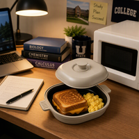 Four à micro-ondes pour cuisson et pâtisserie sans adhérence, avec plateau facile à nettoyer, récipient alimentaire pour des repas rapides et sains, approvisionnement direct usine