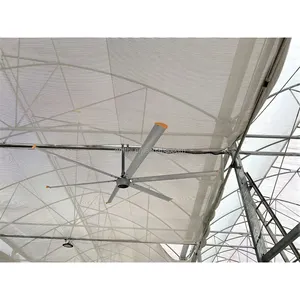 Motor de ventiladores de arco e flecha sem engrenagens para ventiladores de arco e flecha industriais bigass PMSM BLDC HVLS de 14 pés 1500w