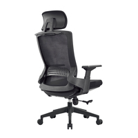 Chaise ergonomique de luxe en maille pour ordinateur au design attrayant à dossier haut