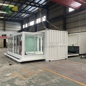 China Glass Front Expandable Container Home Pull-Out House Push-Out Coffee Bar for Mall Shops Commercial Use Container <strong>Showroom</strong> - Product Image 5