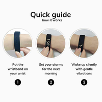 Bracelet Connecté OLED Intelligent à Prix d'Usine avec Alarme Vibrante, Podomètre de Course et Bracelet Carré en Silicone