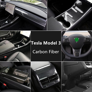 Pannello Decorativo in Fibra di Carbonio per Cruscotto Centrale Tesla <span class=keywords><strong>MODEL</strong></span> <span class=keywords><strong>3</strong></span> - Bestseller - Product Image 6