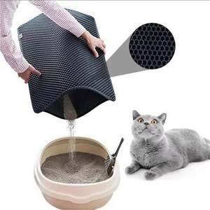 Alfombrilla para Arena de Gatos Pieviev de Doble Capa, Impermeable, Resistente a la Orina, Retiene el Agua, Entrega Rápida - Product Image 4
