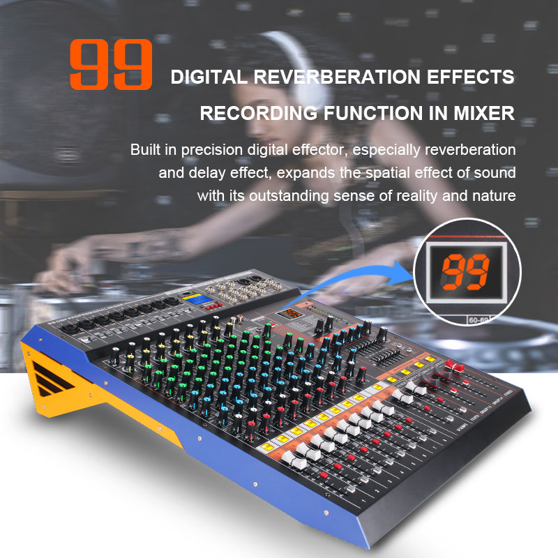 カスタマイズされたデジタルCOMPオーディオミキサー10チャンネル
