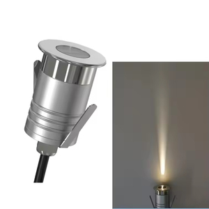 Lumière LED encastrée personnalisable 1W IP67 DC12V pour extérieur, éclairage de marche de terrasse encastré à ligne unique pour jardin et escalier - Product Image 2