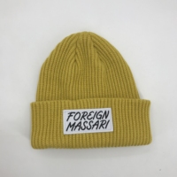 Bonnet tricoté en acrylique personnalisé pour l'hiver, avec logo personnalisé brodé en 3D, options de patch, personnage camouflage à carreaux inclus