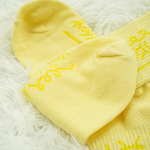 Calcetines deportivos unisex de 100% algodón personalizados, siguiendo las estrellas de la suerte calcetines suaves unisex con patrón - Product Image 2