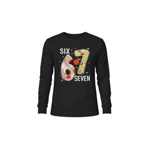 เสื้อยืดแขนยาวหมายเลข 67 ลายมีม สำหรับโปรโมชั่น - Product Image 3