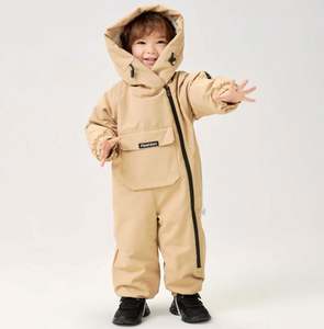 Matching <b>Baby</b> Ski <b>Suit</b> Sets Toddler <b>Snow</b> Bib Overalls Infant Warm Winter Down Coat Kids Hooded Jacket Newborn Snowsuit Ski Pants - Product Image 3