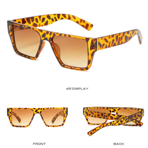 Thông số kỹ thuật khung đen phong cách người đàn ông thương hiệu tùy chỉnh kính sản xuất quá khổ lớn khung vuông Kính mát cho phụ nữ - Product Image 6