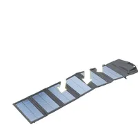 Panneau solaire portable pliable 60W Mini Six Slices Chargeur USB Extérieur avec haute puissance Camouflage
