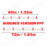 Película Protectora para Automóviles TOP TPU PPF de 7.5 Mil, Autoregenerable, Transparente, Hidrofóbica, de Poliuretano, Rollo de 1.83x15M